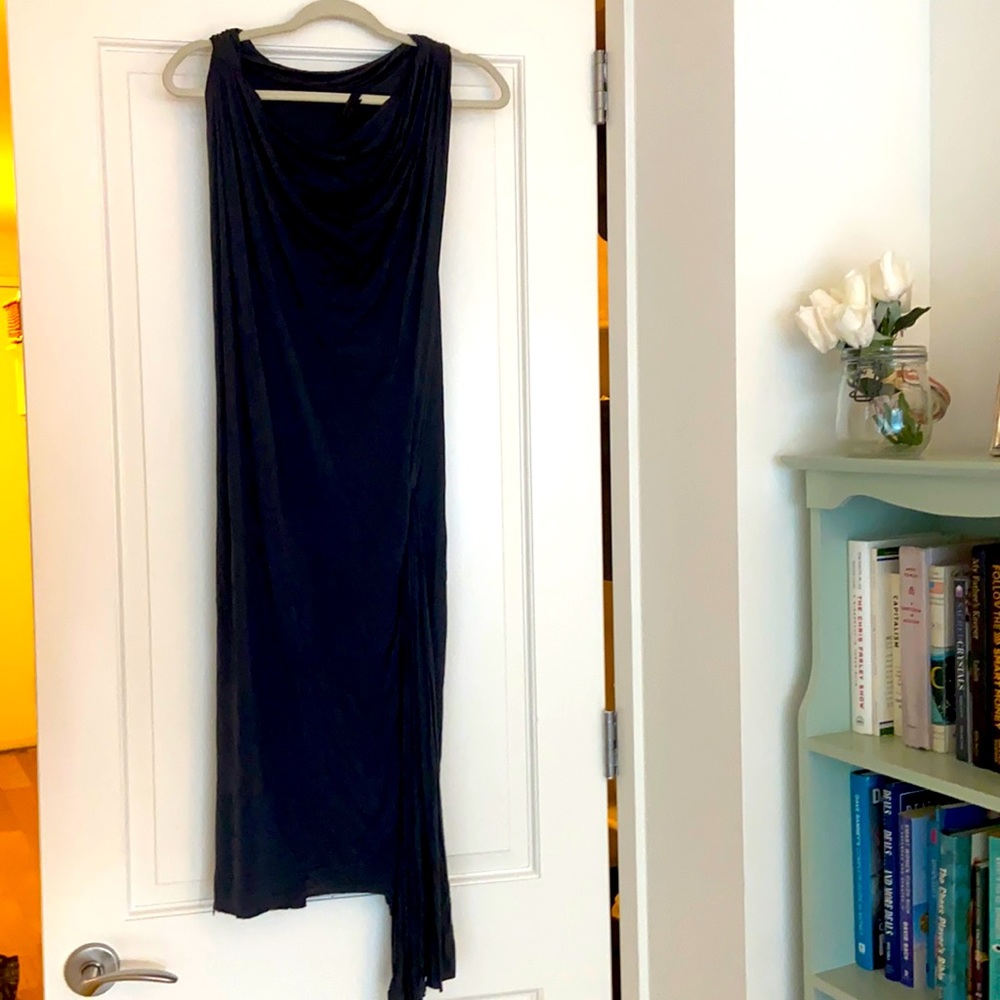 Alexander McQueen midnight blue dress